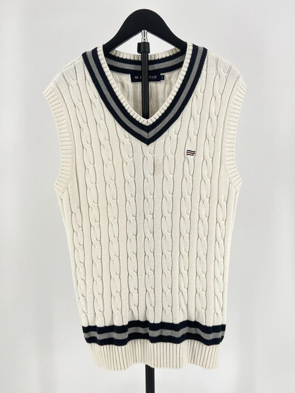 Polham Men's Sweater Vest Size L (1-20)